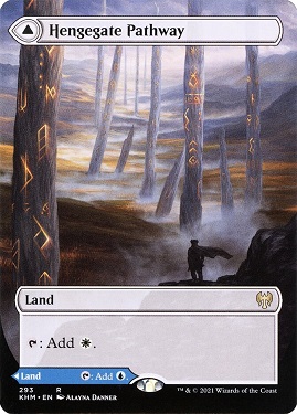 Hengegate Pathway // Mistgate Pathway Kaldheim Alternate Art